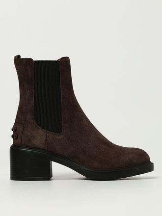Tod's Stivaletti Chelsea in pelle scamosciata con logo T Timeless e suola in gomma