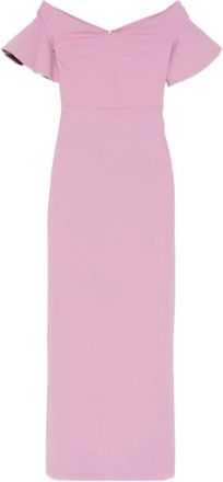 Solace London Olivia Maxi Dress - Dames - Feestkleedjes - Paars - 2XS - Kleedjes