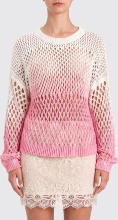 Twin-Set Maglia in cotone a rete