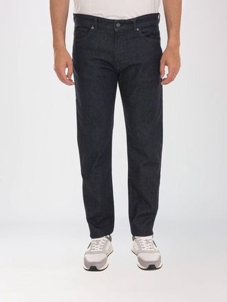 HUGO BOSS Jeans skinny in denim di cotone a vita media con cinque tasche