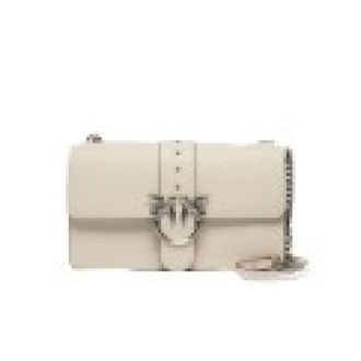 Pinko Cross Body Bags, female, White, Size: ONE SIZE Love One Classic Crossbody Bag