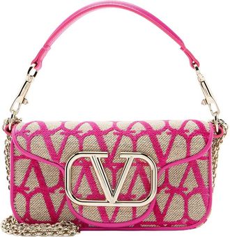 Valentino Toile Iconographe V Logo Loco Small Shoulder Bag (Authentic Pre- Loved)