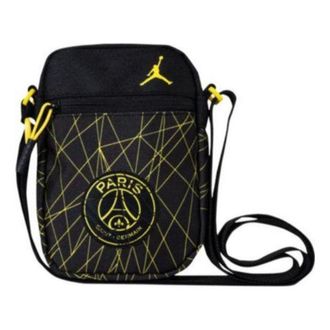 Nike Jordan Air Jordan x Paris Saint-Germain Festival Bag Black Yellow FJ9735-010