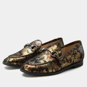 Alegria Womens Aliya Loafer In Metallic Mist