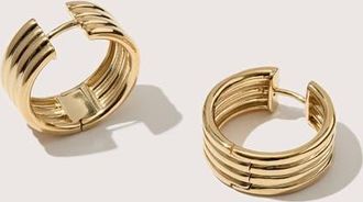 Otiumberg 14kt Gold Vermeil Stratis Hoop Earrings in Yellow Toned Gold at Nordstrom