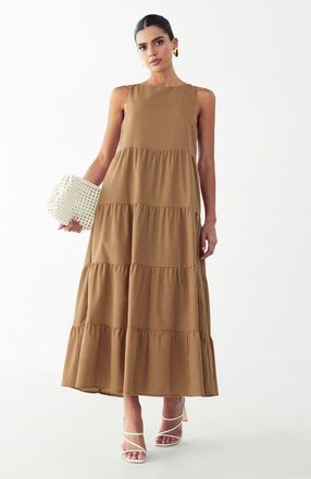 ST MRLO Byron Dress in Cacao at Nordstrom, Size 10