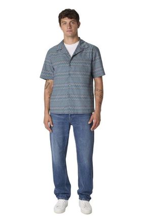 Missoni Bowling Shirt With Zigzag Pattern in Multicoloured at Nordstrom, Size 54 It