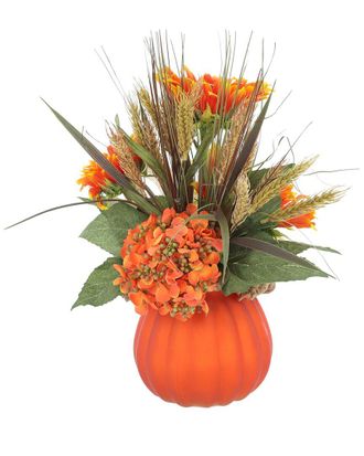 Creative Displays Inc. Modern Fall Centerpiece With Sunflowers & Hydrangeas