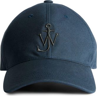 J.W.Anderson Embroidered Anchor Logo Baseball Cap in Dark Blue at Nordstrom