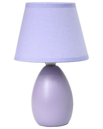 Lalia Home Mini Egg Oval Ceramic Table Lamp