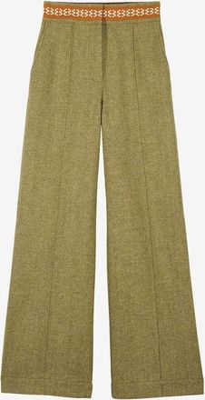 Maria de la Orden Ausgestellte Hose aus Wolle mit Fischgr&auml;tmuster Will