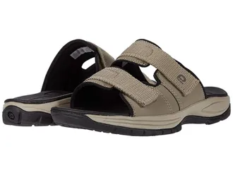 Dunham Newport Slide Water Friendly Mens Shoes Taupe Grey : 13 D (M), Textile