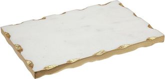 Godinger Angela Gold Edge Marble Board