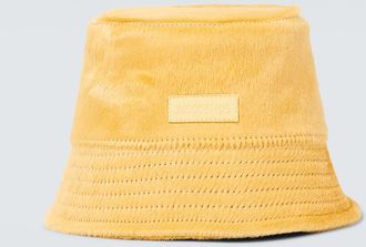 Jacquemus Le Bob Sperone calf hair bucket hat