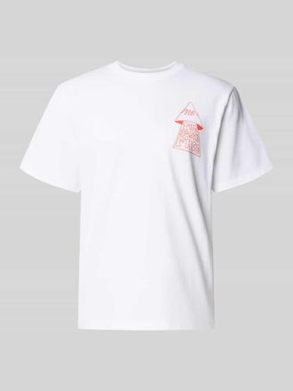 The North Face T-Shirt mit Motiv-Print Modell MOUNTAIN PLAY in Weiss, Gr&ouml;&szlig;e XXL