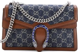 Gucci Dionysus Bag GG Denim Small shoulder bag - Blauw