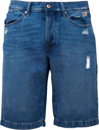 Roy Rogers Denim Shorts - Heren - Denim shorts - Blauw - W42 - Denim - Korte Broeken