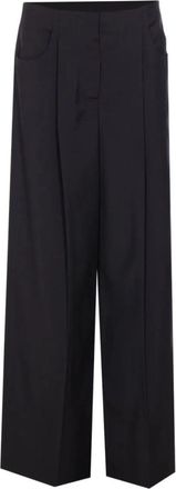 Fendi Black Wool Trouser