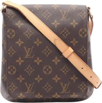 Louis Vuitton Pre-owned Cross Body Bags, female, Brown, Size: ONE SIZE Pre-owned Musette Salsa Long Shoulder Bag