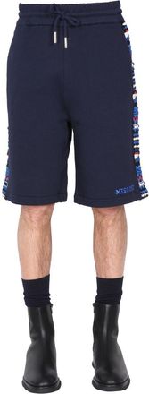Missoni Embroidered Logo And Jacquard Insert Bermuda-Uomo
