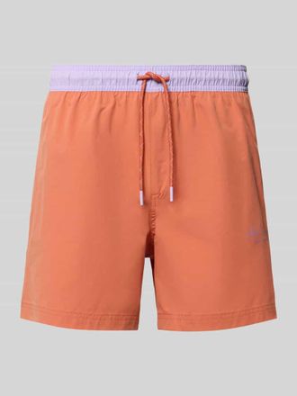 Jack & Jones Badeshorts mit Ges&auml;&szlig;tasche Modell MAUI in Apricot, Gr&ouml;&szlig;e XXL