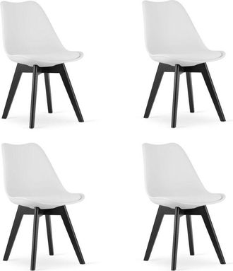 OEM Silla Mark - Patas Blancas / Negras X 4