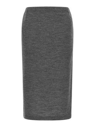 Junya Watanabe Mlange Wool Skirt
