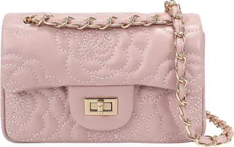Tiffany & Fred Quilted Sheepskin Crossbody