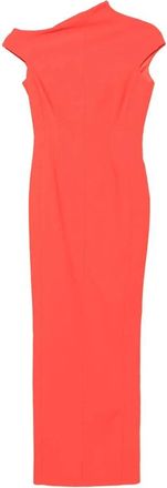 Solace London Arion Maxi Jurk - Dames - Avondkleed - Oranje - S - Polyester - Kleedjes