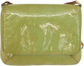 Louis Vuitton Pre-owned Cross Body Bags, female, Green, Size: ONE SIZE Pre-owned Thompson Street Handbag