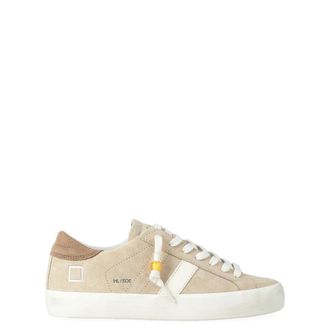 D.A.T.E. Sneakers, female, Beige, Size: 11 US Hill Low Suede
