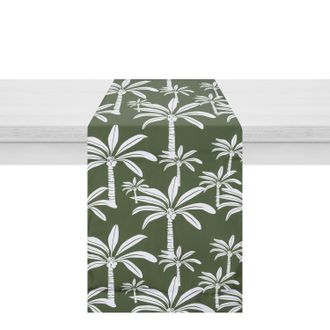 KASANOVA Runner da esterno 40x130 cm palme verde
