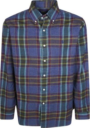 Polo Ralph Lauren Woven Sport Shirt - Heren - Casual Overhemden - Blauw - S - Katoen - Overhemden