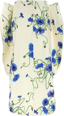 Stella McCartney Womens Blue Cotton Mini Skirt