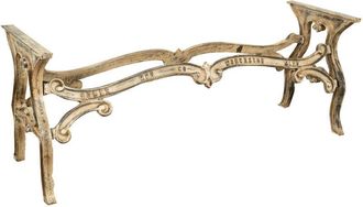 Biscottini International Biscottini - Garden table leg base Solid iron and cast iron structure, ideal for indoors and outdoors. Stone, marble, glass, wood tops