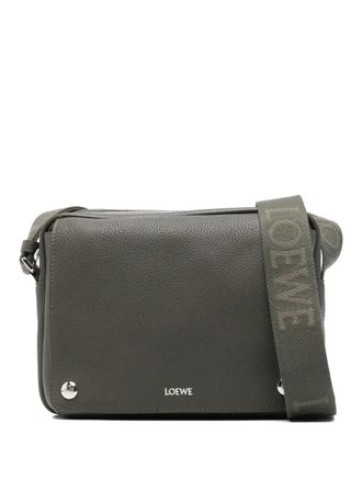 Loewe Messengertas met logodetail - Groen