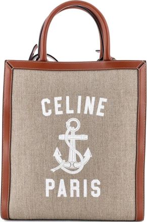 Celine Borsa tote Vertical Cabas piccola - Marrone