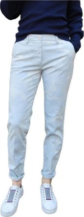 Mason's New York Camouflage Slim-fit Broek - Dames - Slim Fit Broeken - Beige - S - Katoen - Broeken