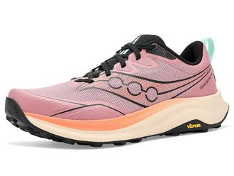 Saucony Peregrine 16 Womens Running Shoes Mauve/Salmon : 10.5 B - Medium, Leather