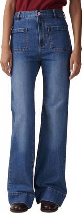Jeanerica St Monica Brisk Flared Jeans In Mid Vintage