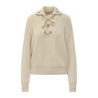 Isabel Marant Truien & Vesten, Dames, Beige, S, Wol, Ydalia-Gd Pullover