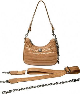 Think Royln Womens Soulmate Crossbody Bag In Caramel