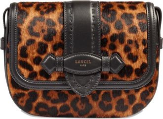 Lancel small Sienna cross body bag - women - Leather/Nylon - One Size - Brown