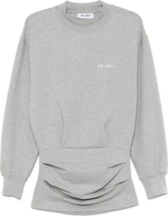 The Attico Kleedjes - Dames - Sweatshirts - Grijs - S - Hoodies & sweatvesten