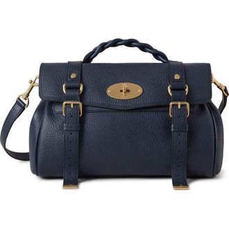 Mulberry Alexa Leather Satchel in Night Sky at Nordstrom