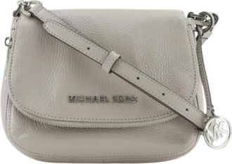 Michael Kors Pre-owned Schoudertas - Dames - Vintage Schoudertas - Grijs - ONE Size - Leer - Vintage