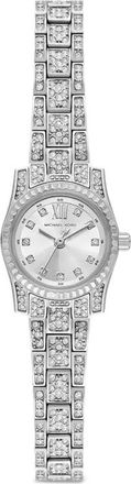 Michael Kors mini Lexington 19mm watch - women - stainless steel - One Size - Silver