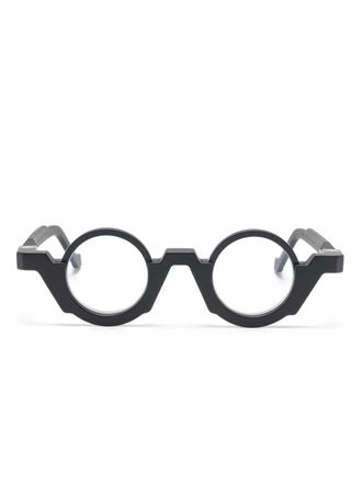 Vava round-frame glasses - Black
