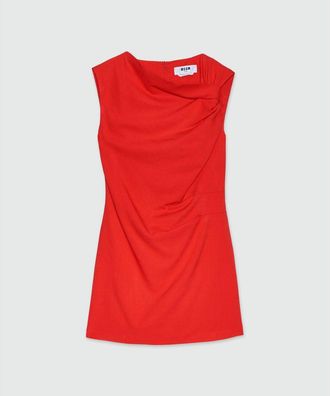 Msgm Multicolor Viscose Casual Womens Dress