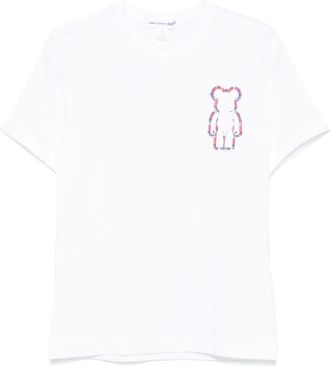 Comme Des Gar&ccedil;ons x BE@RBRICK cotton T-shirt - men - Cotton - M - White